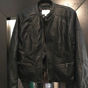 Xhilaration Faux Leather Moto Jacket